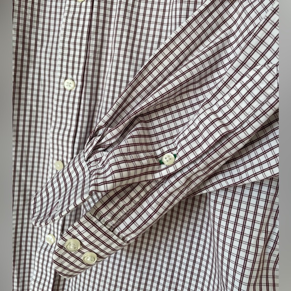 Tommy Hilfiger Button Down Dress Shirt, Purple, Men’s Regular Fit 17 1/2, 32-33 - Picture 2 of 4